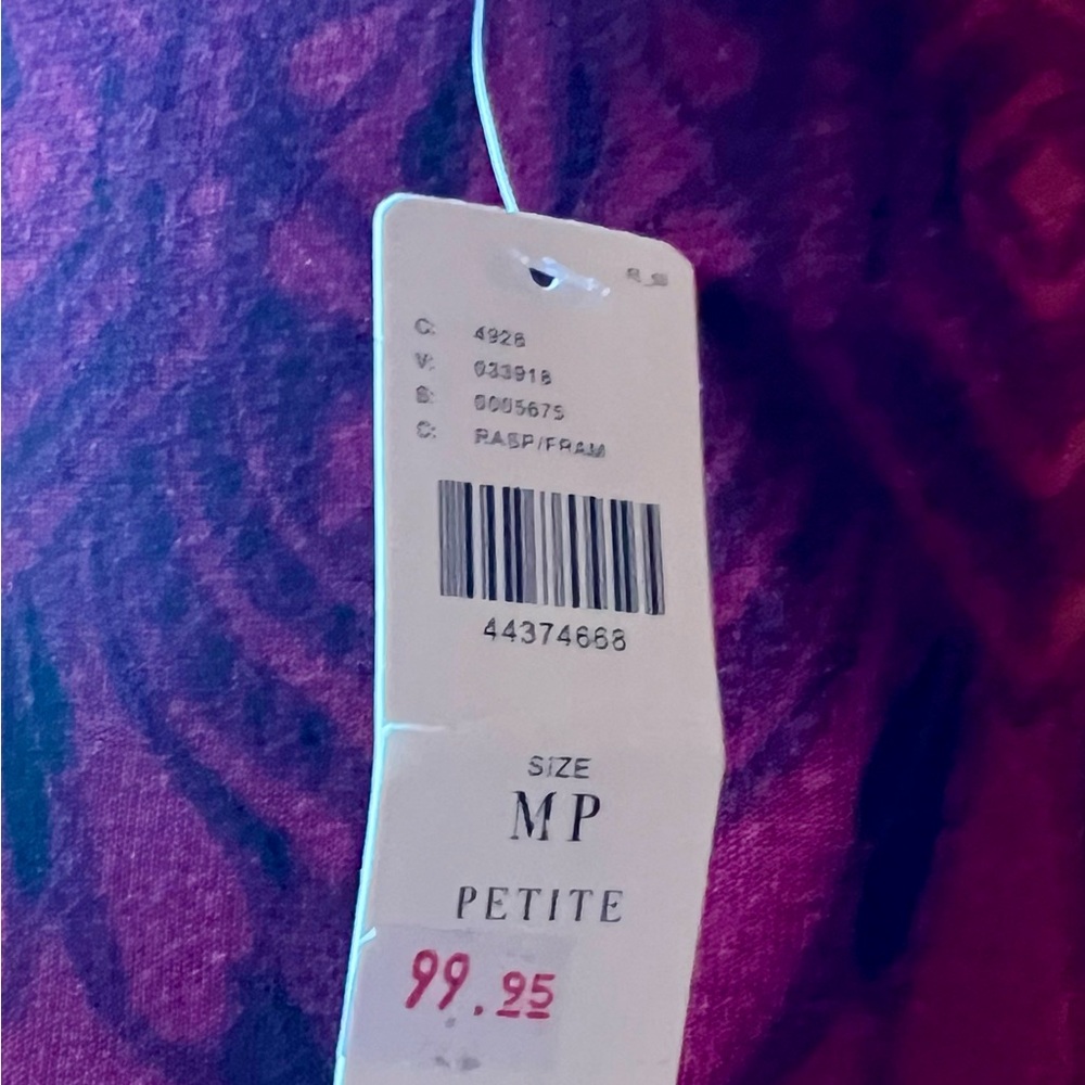 Rare Anthropologie vintage  Akemi + Kin red Isolde knit dress, NWT. Petite Med. - Picture 13 of 16